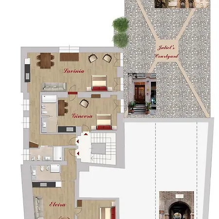 La Corte Di Giulietta Couette-café